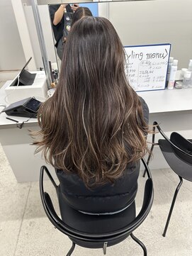 クレア 上大岡(CREA) ハイライトバレイヤージュダブルカラーケアブリーチ30代40代50代