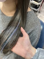 ルフ 錦糸町(L'oeuf)&nbsp;エクステ6本インナーカラー◎ティンセル