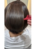 フルー 都立大学店(Fleu r)&nbsp;ショートの髪質改善カラー