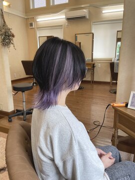 メルク(merc) カール/セミディ/シアーカラー/姫カット/インナー