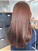 大人可愛いブリーチなし透明感カラーグレージュ