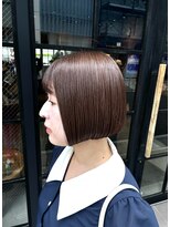 髪質改善カラー◎40代50代白髪ぼかし×大人ボブ 艶と潤い