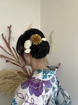 アンジュール 浴衣アップ