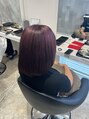 ヘアーデザイン シーベル(HAIR DESIGN SEA BELLE) ダブルカラーでのラベンダーピンク