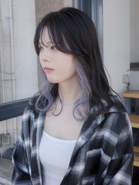 ヘアークラフト(Hair Craft) モーブブラウン×インナーホワイト