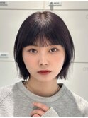 切りっぱなしボブぱつっとボブミニボブ外ハネボブくびれボブ