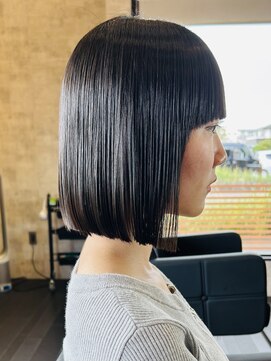 アグ ヘアー フォーキー 焼津店(Agu hair Forky) 切りっぱなしボブ
