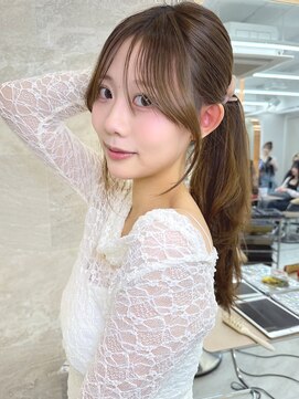 ロンドアヴァントゥス 池袋(Lond aventus) オリーブグレー/ボブ/顔周り/小顔/レイヤー/髪質改善/縮毛矯正