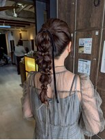 ヘアリゾート粋 ウナム 新宿東口店(enam)&nbsp;ヘアセット/ポニーテールアレンジ