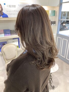 シェノン 赤羽店(CHAINON) 大人フェミニンレイヤーココアベージュイルミナカラー