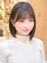 ルエ(rue)&nbsp;ショートボブ髪型20代30代40代50代前髪あり前髪なし面長丸顔＊林