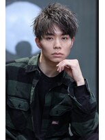 リップス レイ ギンザ(LIPPS Ray GINZA)&nbsp;ツーブロック刈り上げ大人短髪ソフトツイストハーフアップ