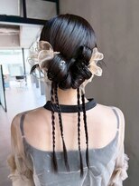 シオン(shion) おくれ毛ロンググレージュ韓国ヘアオリーブベージュ_ba584451