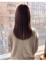 零秒女髪 千里丘店 自然な艶とまとまりの美髪ストレートロング髪質改善艶髪艶感