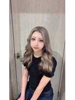 アース 土気あすみが丘店(HAIR&MAKE EARTH)&nbsp;シルバーブロンド ルーツカラー