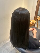 ヘアリゾート粋 トゥジュ 池袋東口店(tujuh)&nbsp;透明感ダークブラウン/ストレート/髪質改善