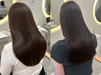 ユニバイリサ 天神大名店(uni by risa)の写真/口コミ高評価◎ボブ×髪質改善やダブルカラー×髪質改善が天神で人気◎カット+カラー+髪質改善TR￥5980*大名