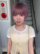ヤイエ 青山店(yiye)&nbsp;マッシュショート丸みショートボブくびれショート金髪ショート