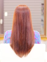 美容室 ドリームスタイル 倉敷店&nbsp;【極潤】大人のロング髪×ブリックオレンジカラー
