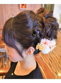 華やかアップスタイル
