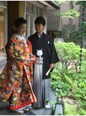婚礼 色打掛 紋付袴