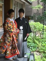 ガーデン 美容室 婚礼 色打掛 紋付袴