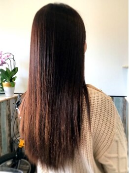 【ナチュラルな仕上がりに満足する事間違いなし☆】憧れのサラサラストレートヘアーを叶えます☆