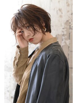 アダムスブォーノ(adamsbuono) 【adams】oil仕上げショートスタイル stylistケイタ。