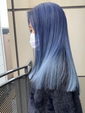 アミヘアーサプライ(AMI Hair Supply) ブルーカラー/ホワイトブルー/アイスブルー/トリプルカラー水色