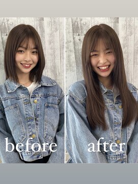 アンククロス 渋谷(ANKH CROSS) エクステ/ビフォーアフター/ロング/ロアバージン