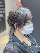 ジエクト 本店(The Ect)&nbsp;丸みショート×アッシュブラウン×小顔カット