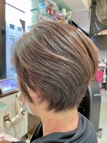 アンジュ ヘアー(Ange hair) 40代50代　美シルエットショートボブ