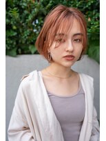 オースティン 門前仲町(AUSTIN)&nbsp;大人かわいい前髪セシルカットココアブラウンフリンジウェーブ