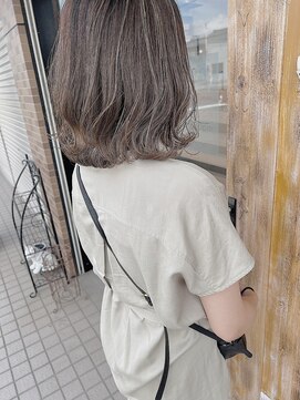 バンビ プライベート サロン(Bambi private salon) ハイライト*アッシュベージュ*レイヤーボブスタイル*Bambi松平愛