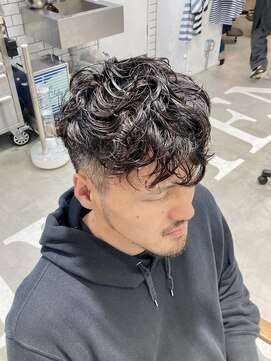 ジョニーメン 中野店(Johnny MEN) JohnnyMEN中野　ハイライトスペインカールフェード