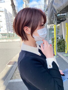 イオエ 岡本(ioe) 髪質改善/チェリーブラウン/モード/ダークアッシュ/イメチェン