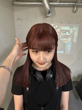 ノラ シブヤ(NORA) 【木原】ワインレッド、レッドブラウン、チェリーレッド