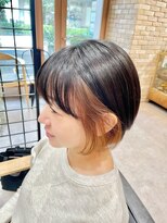 ゼスト 三鷹店(ZEST)&nbsp;インナーカラー×ショートボブ