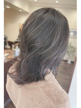 プライベート ヘアサロン カオ(private hair salon kao) ウィービング フルのデザインカラー