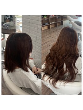 クラン ヘアーアンドスタジオ(CLAN hair & studio) ハイトーンエクステブリーチインナーミルクティーベージュ