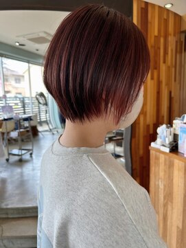 ヘアラウンジ アングゥ(hair lounge ungu) 丸みショートボブ