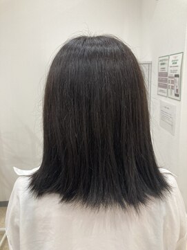 ビーズカラーイオン 酒田南店 20代30代暗髪モノグレージュ