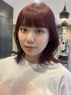 コージーベルベット(Cosy Velvet) ワイドバング×ベリーピンク