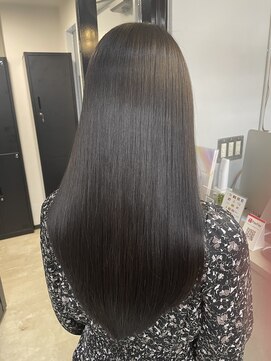 エトラ 渋谷店(etora) ★小顔前髪ワンカールレイヤーカット黒髪ネビージュボブルフ