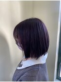 黒髪ボブルフネビージュ小顔ワンレンスペインカール