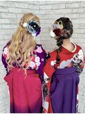 卒業式/成人式 ペア割ヘアセット着付け
