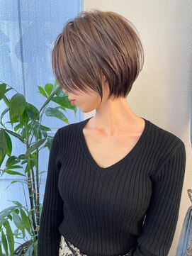 ロンドミラー 博多店(Lond Mirror) メルティカラー似合わせカットショートヘア髪質改善博多