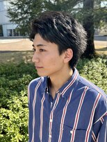 クロト(Clotho) スパイキーショート/ツイストスパイラル波巻きメンズウルフ