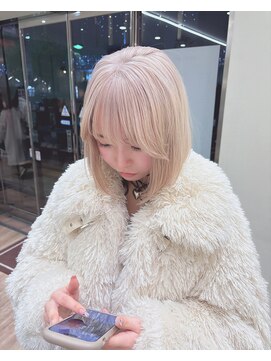 モリオフロムロンドン 大宮店(morio from London) 【morio坪井】ケアブリーチ ×ホワイトブロンド