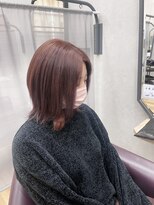 キセイ イオンモール新利府北館店(KISEI)&nbsp;外ハネウルフ×オレンジベージュ